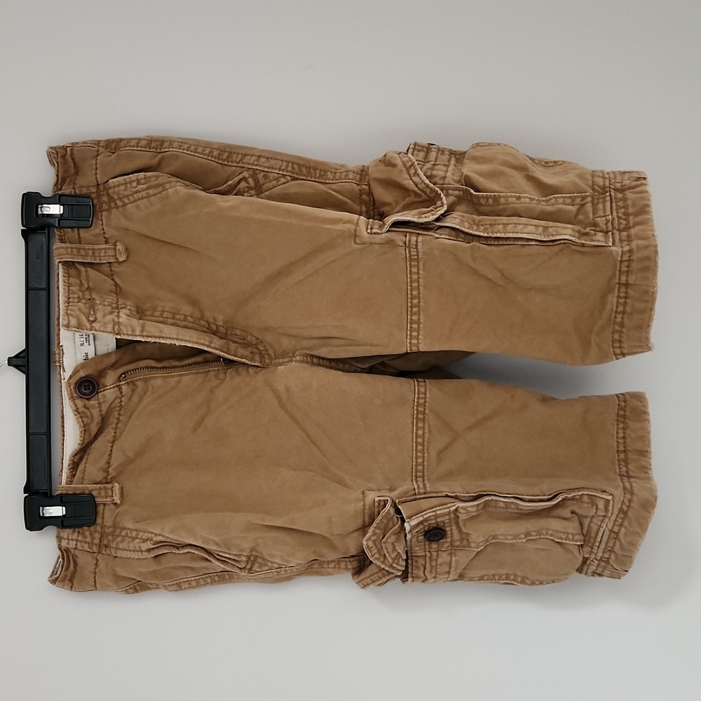 Abercrombie Kids size 16 boys brown/tan cargo shorts